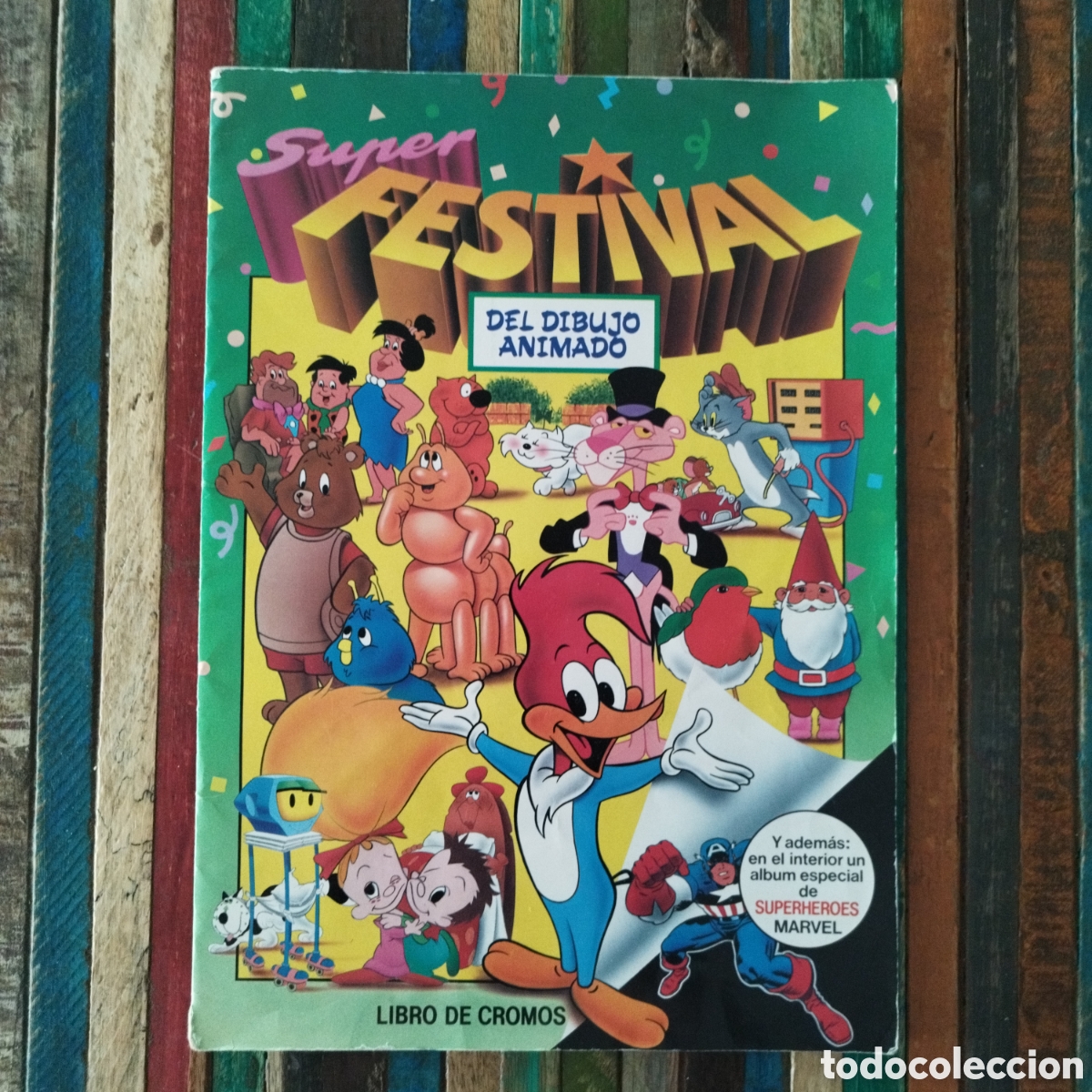 Coleccionismo &aacute;lbum: EDICIONES ESTE ALBUM COMPLETO SUPER FESTIVAL DEL DIBUJO ANIMADO + SUPERH&Eacute;ROES MARVEL COMPLETO