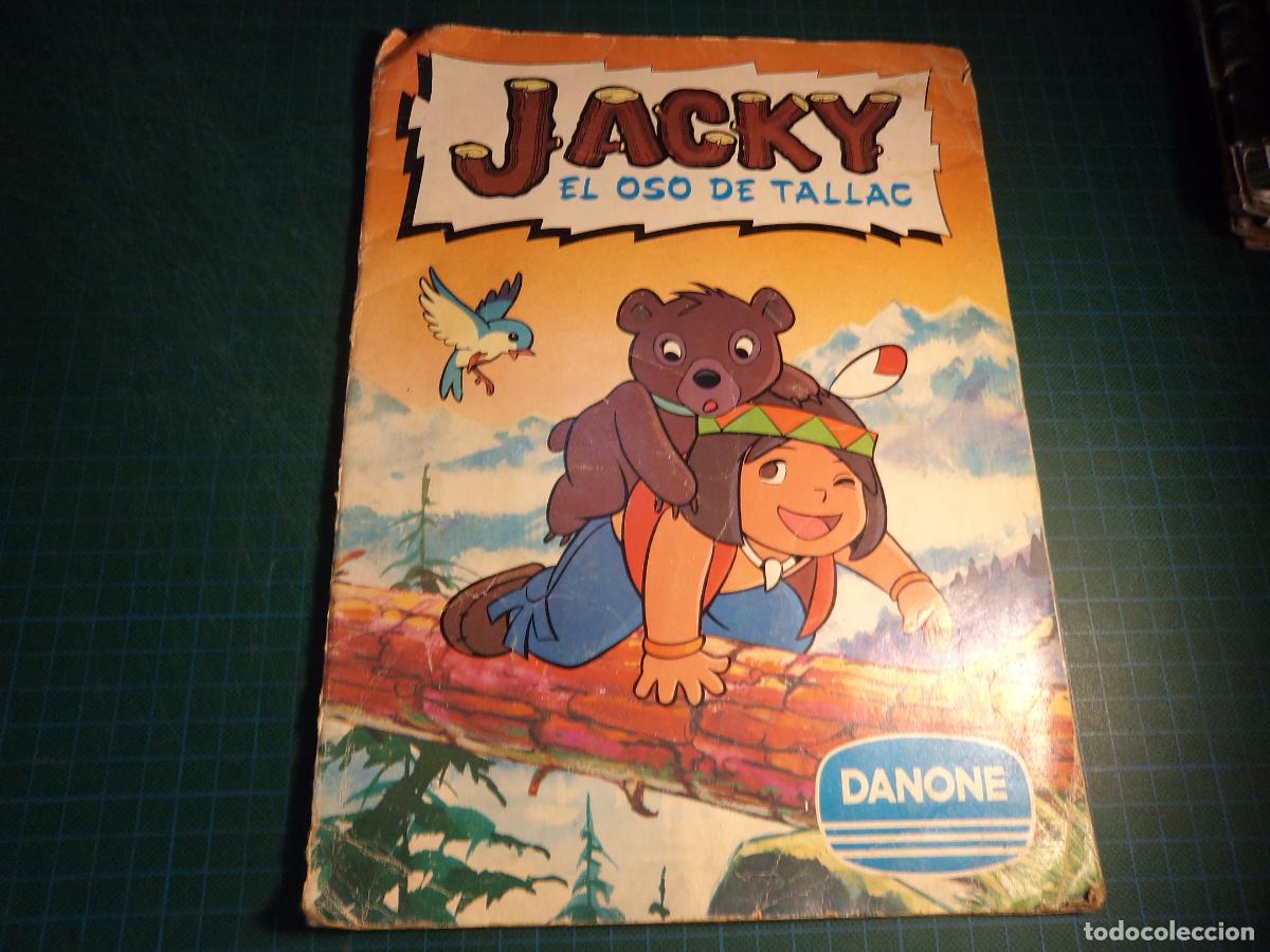 Coleccionismo &aacute;lbum: Jacky. El oso de Tallac. Danone. Completo. Con se&ntilde;ales de uso.