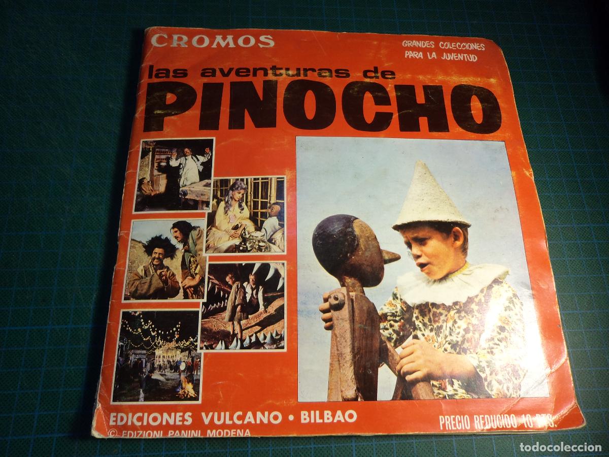Coleccionismo &aacute;lbum: Las aventuras de Pinocho. Ediciones Vulcano. Completo. Con se&ntilde;ales de uso.