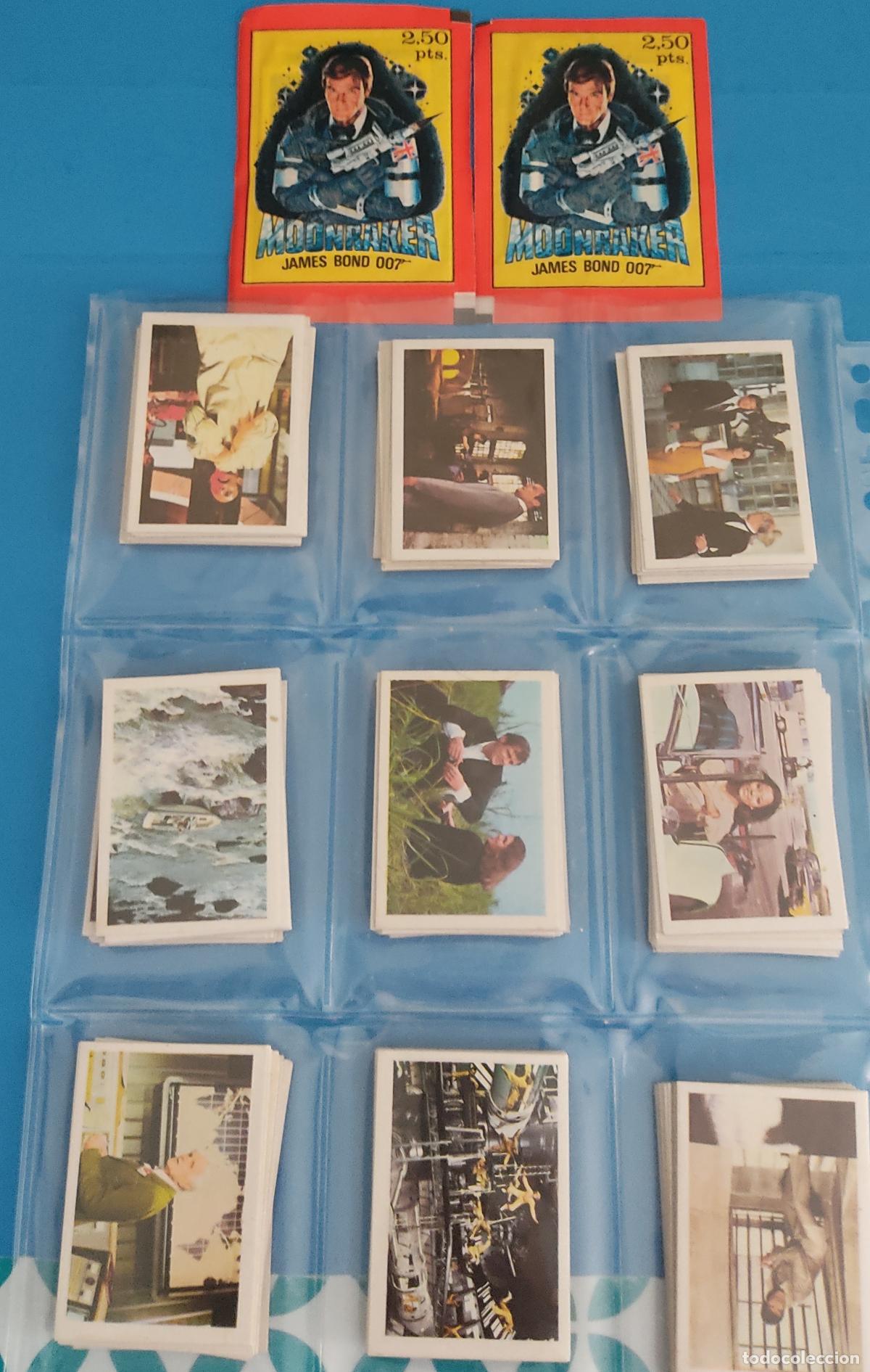 Coleccionismo &aacute;lbum: COLECCION COMPLETA DE MOONRAKER JAMES BOND 007 SIN PEGAR CON 180 CROMOS SIN ALBUM A&Ntilde;O 1979 DE FHER