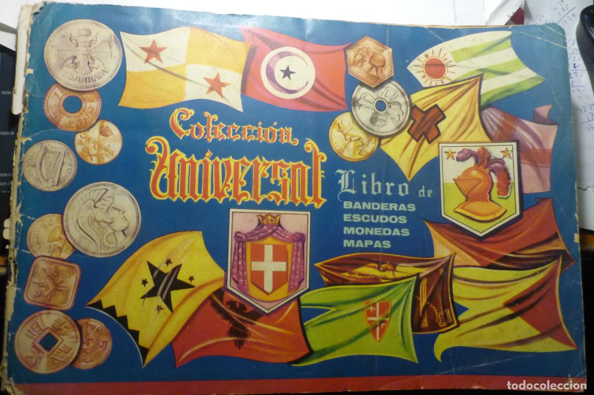 Coleccionismo &aacute;lbum: album cromos completo colec.universal banderas escudos....