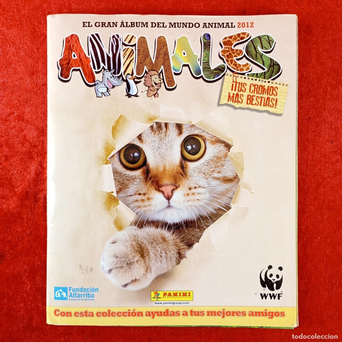 Coleccionismo &aacute;lbum: ANIMALES - EL GRAN &Aacute;LBUM DEL MUNDO ANIMAL - 2012 - PANINI - ALBUM DE CROMOS COMPLETO / 2246