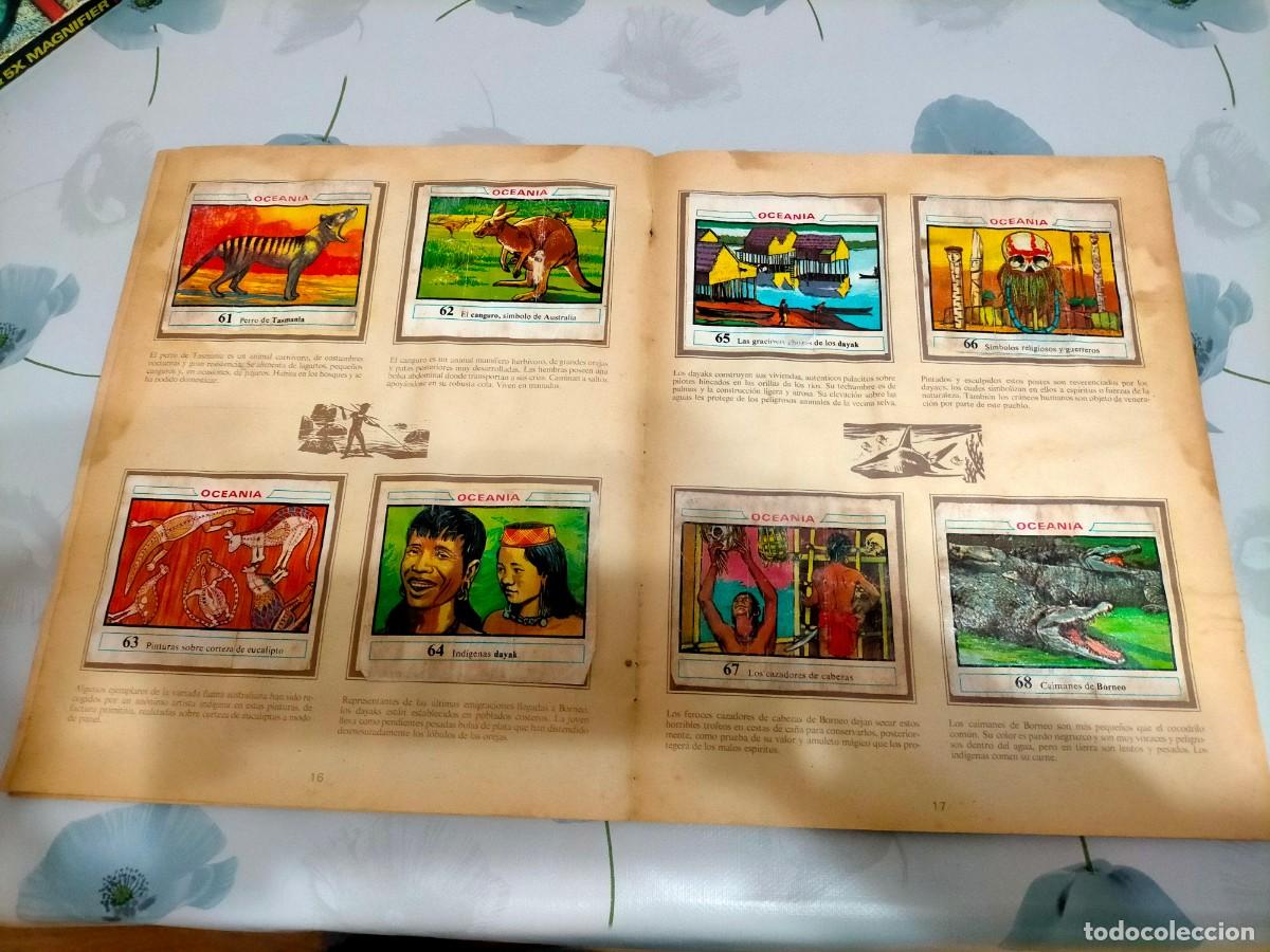 Coleccionismo &aacute;lbum: ALBUM COMPLETO OCEANIA DUNKIN GALLINA BLANCA A&Ntilde;O 1968