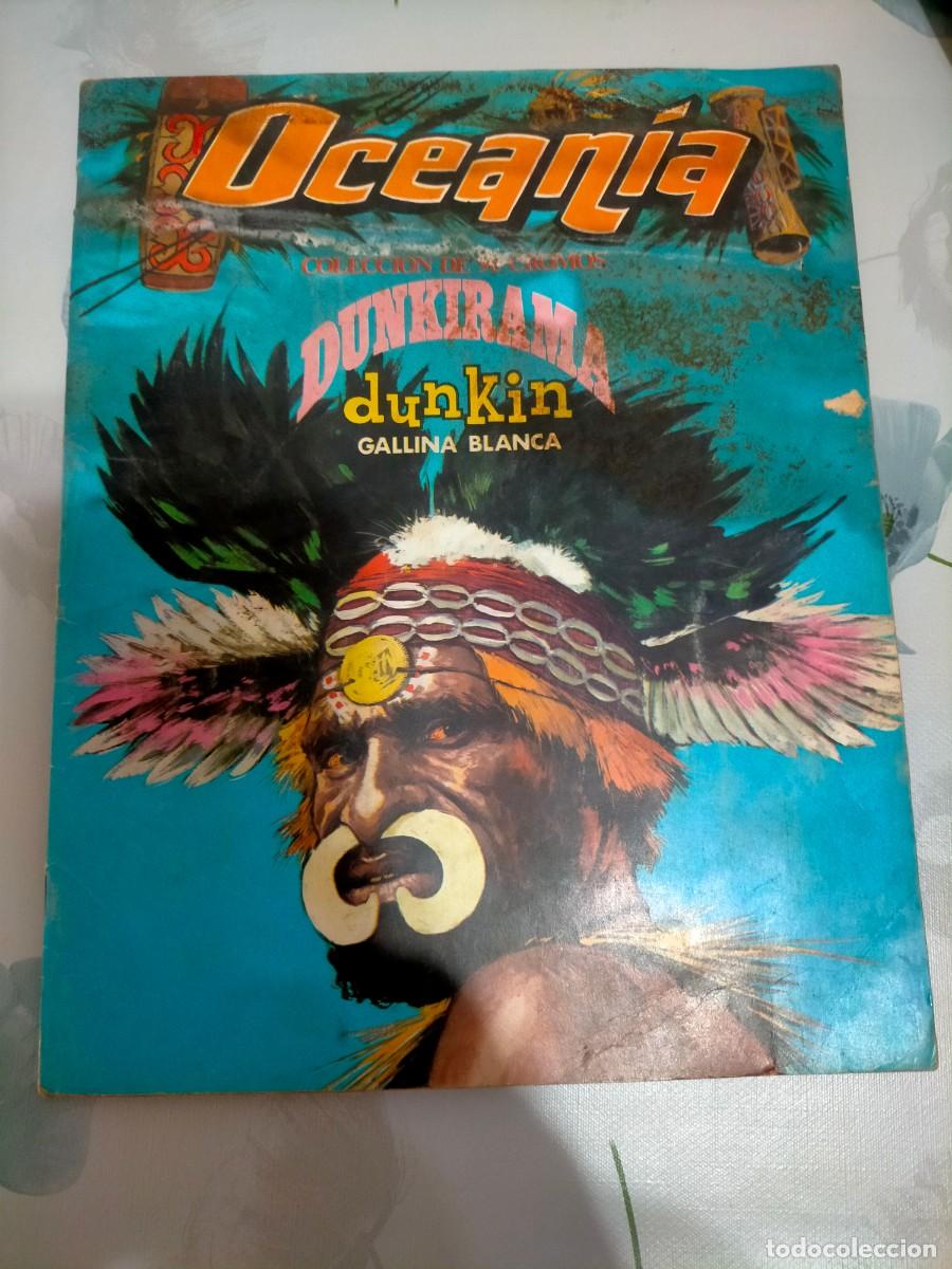 Coleccionismo &aacute;lbum: ALBUM COMPLETO OCEANIA DUNKIN GALLINA BLANCA A&Ntilde;O 1968