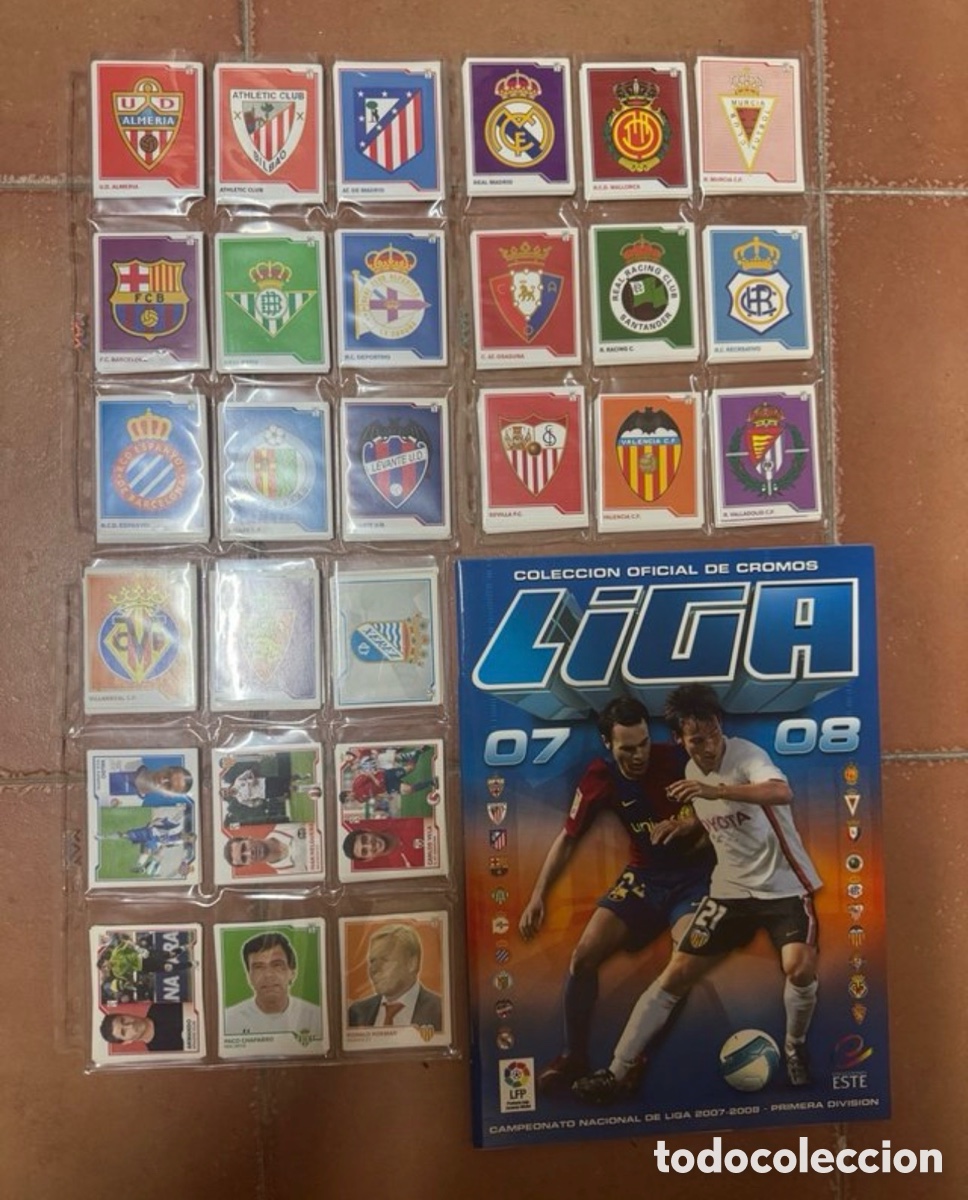 Coleccionismo &aacute;lbum: Colecci&oacute;n Completa Liga este 07-08+Mercado de invierno