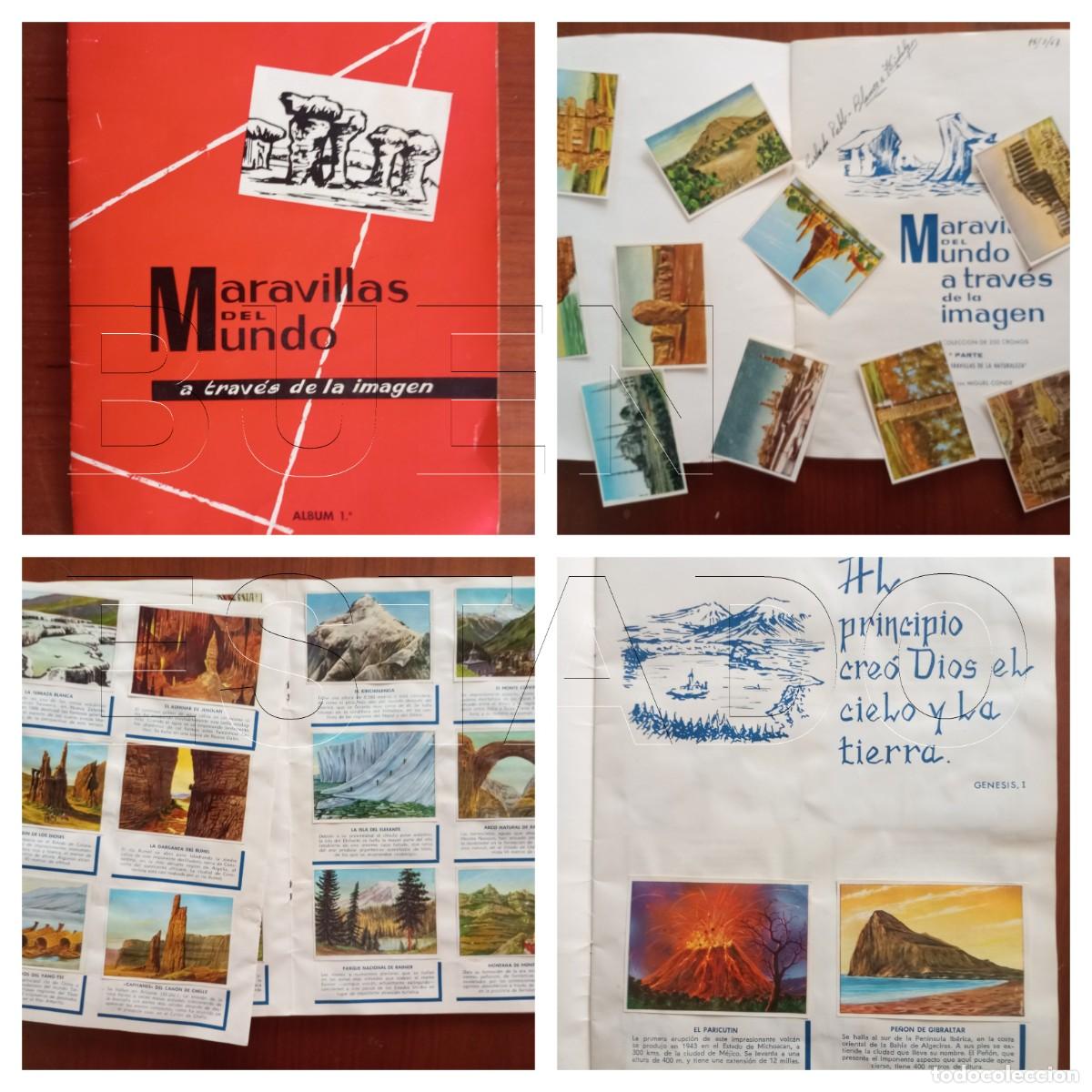 Coleccionismo &aacute;lbum: MARAVILLAS DEL MUNDO A TRAVES DE LA IMAGEN ALBUM DE CROMOS COMPLETO Y CON 10 NUNCA PEGADOS LG27