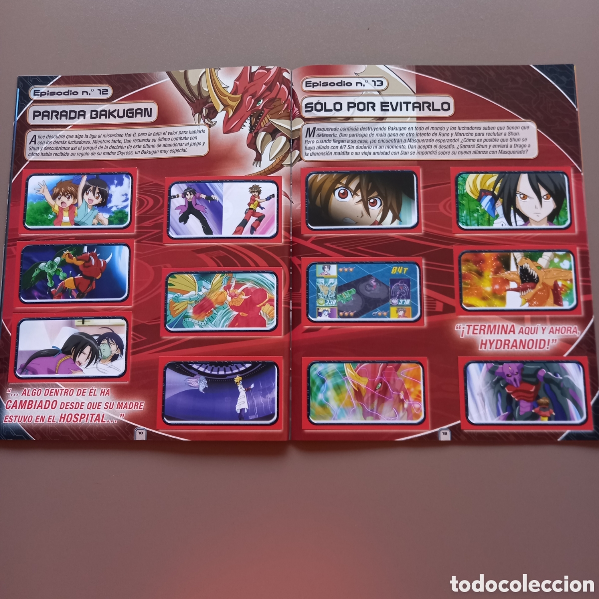Coleccionismo &aacute;lbum: Album completo Panini Bakugan en perfecto estado