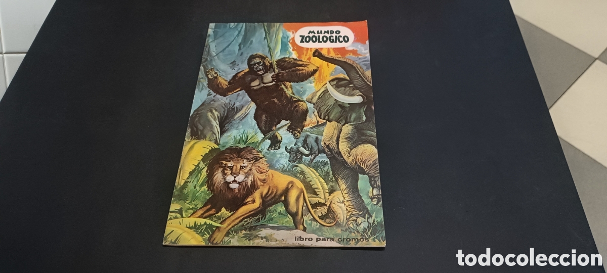 Coleccionismo &aacute;lbum: - MUNDO ZOOLOGICO - FHER 1963 - ALBUM COMPLETO CON 294 CROMOS PEGADOS POR ARRIBA - ESTADO EXCELENTE.