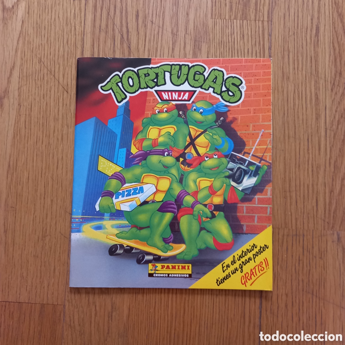 Coleccionismo &aacute;lbum: Album completo Panini Tortugas Ninja e impecable
