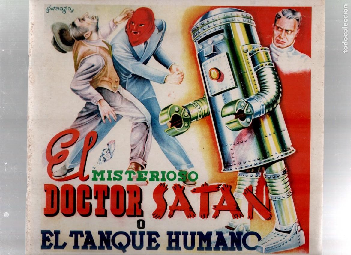 Coleccionismo &aacute;lbum: EL MISTERIOSO DOCTOR SATAN O EL TANQUE HUMANO. ALBUM COMPLETO. CROMOS FHER. FACSIMIL. CROMOS IMPRESO