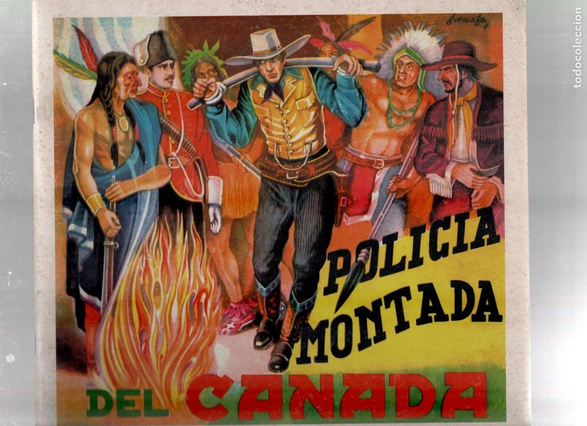 Coleccionismo &aacute;lbum: POLICIA MONTADA DEL CANAD&Aacute;. ALBUM COMPLETO. CROMOS FHER. FACSIMIL. CROMOS IMPRESOS