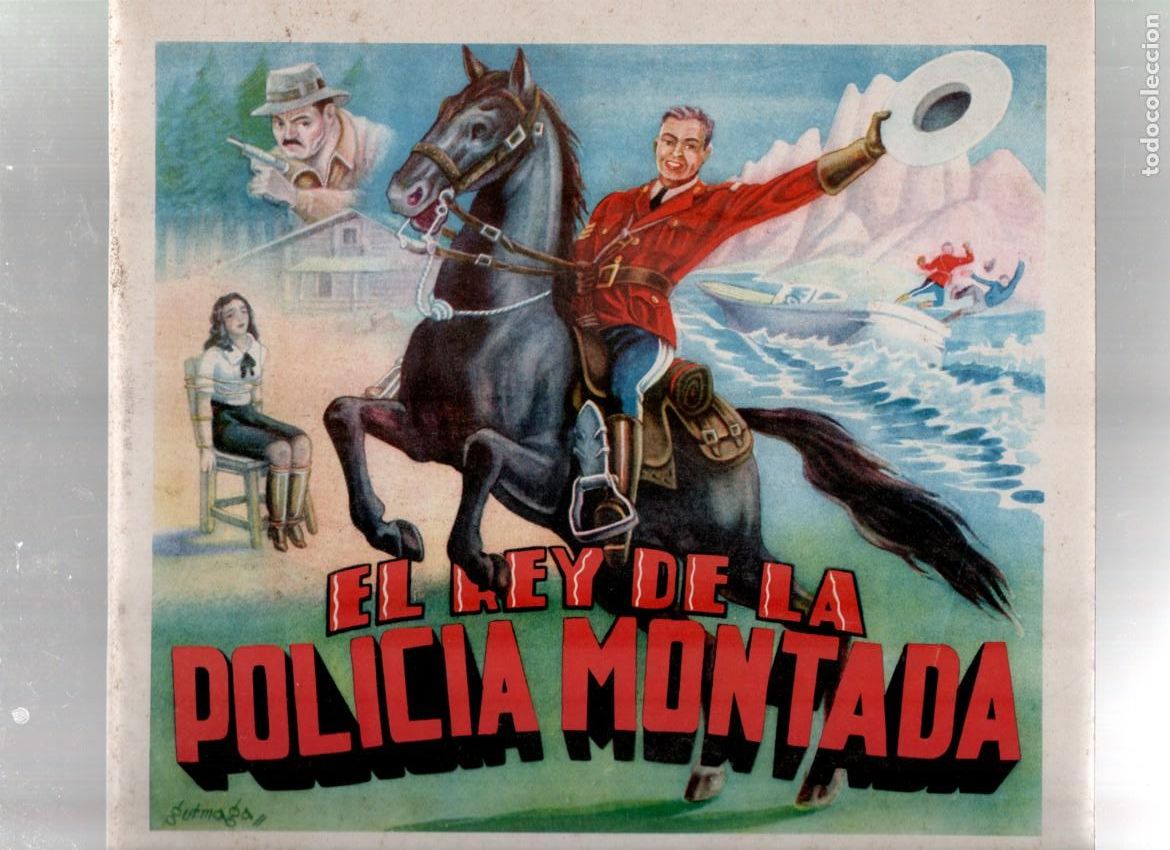 Coleccionismo &aacute;lbum: EL REY DE LA POLICIA MONTADA. ALBUM COMPLETO. CROMOS FHER. FACSIMIL. CROMOS IMPRESOS