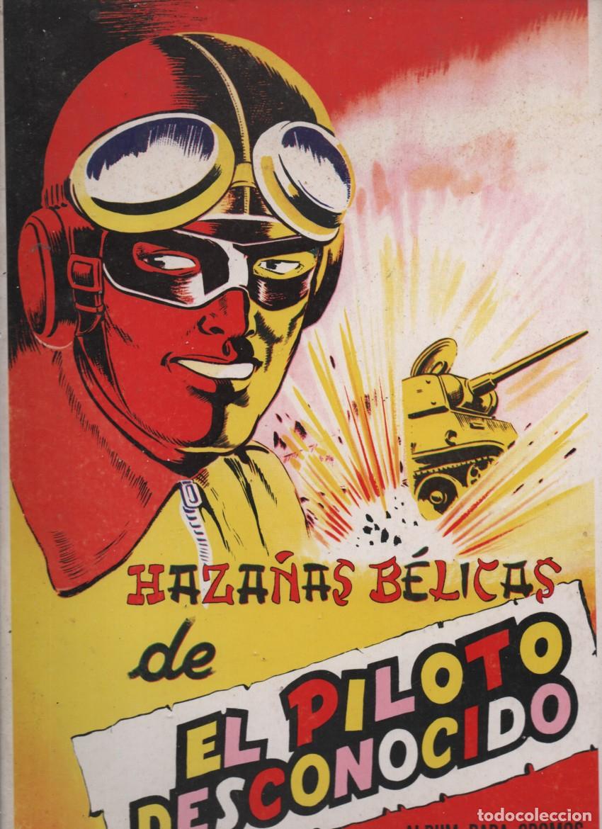 Coleccionismo &aacute;lbum: HAZA&Ntilde;AS BELICAS DE EL PILOTO DESCONOCIDO. FACSIMIL. ALBUM FHER. CROMOS IMPRESOS