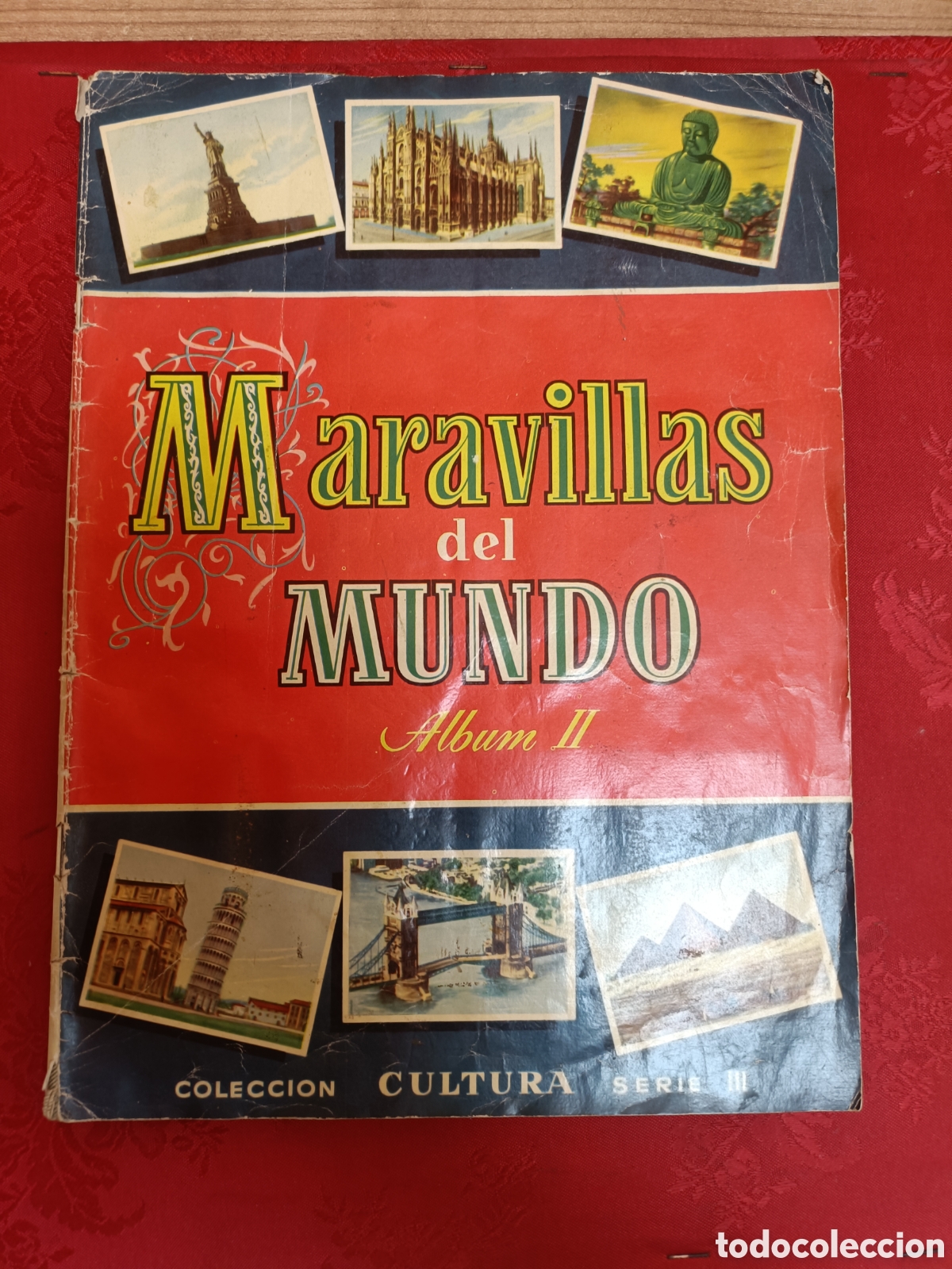 Coleccionismo &aacute;lbum: MARAVILLAS DEL MUNDO ALBUM II. COLECCI&Oacute;N CULTURA SERIE III. COMPLETO