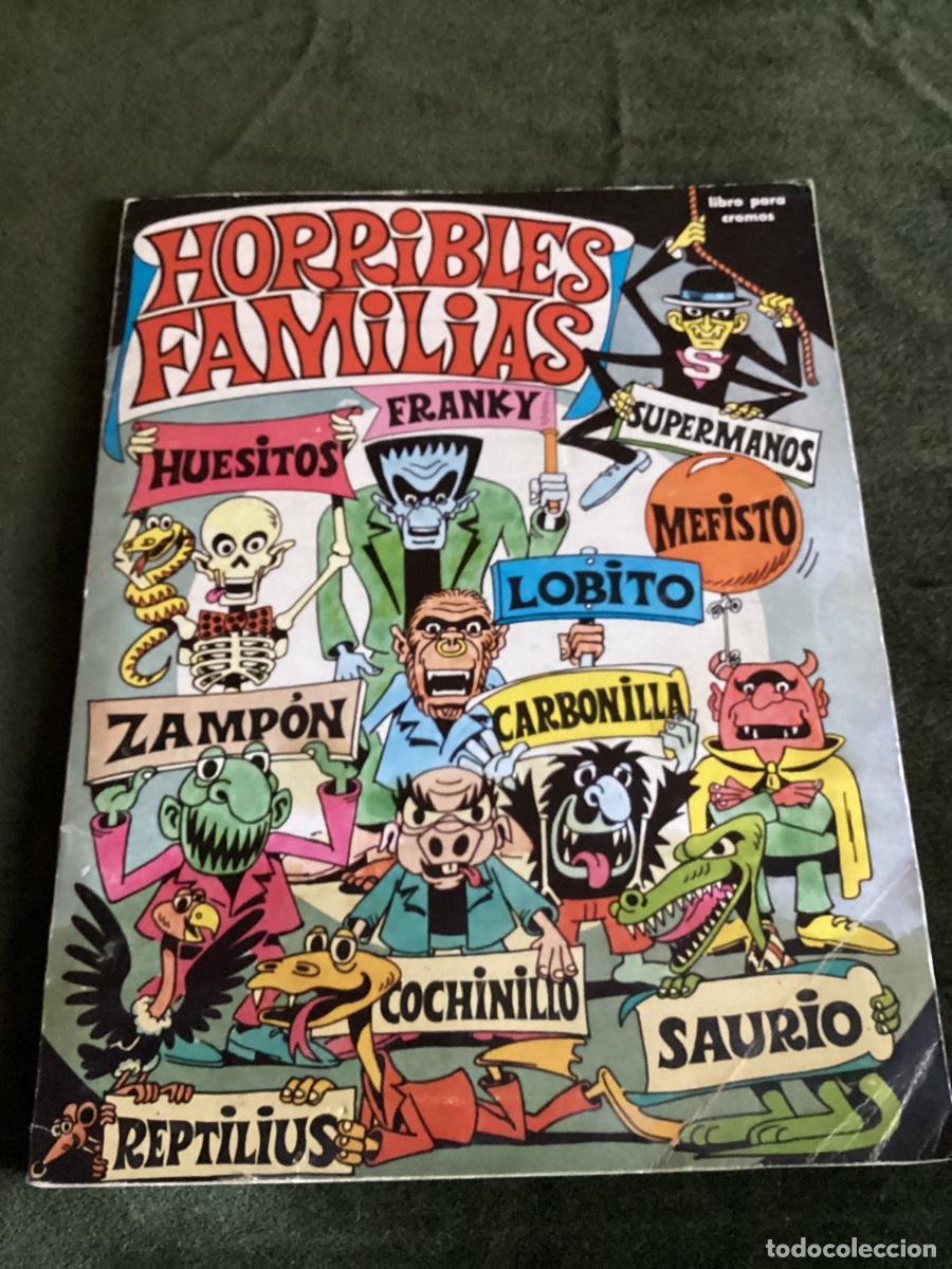 Coleccionismo &aacute;lbum: &Aacute;LBUM CROMOS HORRIBLES FAMILIAS. COMPLETO. FHER.