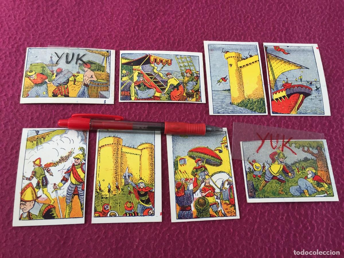 Coleccionismo &aacute;lbum: RARISIMA COLECCION COMPLETA DE 8 CROMOS DEL PIRATA BARBARROJA DE LA EDITORIAL EL GATO NEGRO -A&Ntilde;OS 20