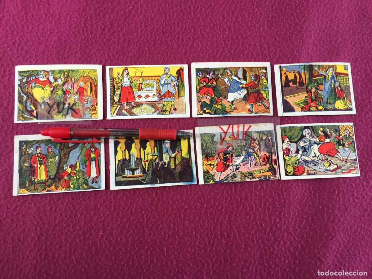 Coleccionismo &aacute;lbum: RARA COLECCION COMPLETA DE 8 CROMOS DE ALIBABA O LOS 40 LADRONES - EDITORIAL EL GATO NEGRO -A&Ntilde;OS 20