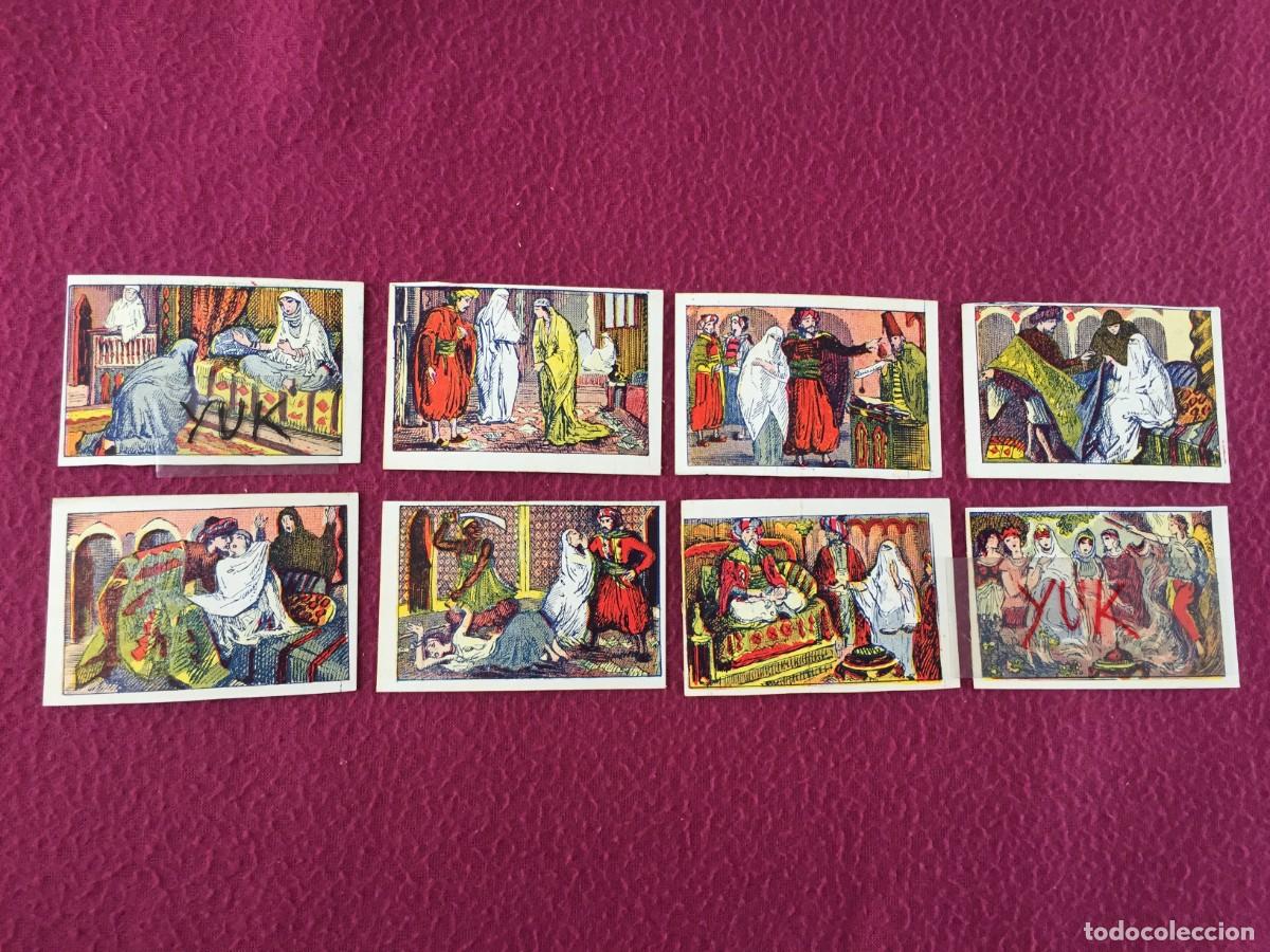 Coleccionismo &aacute;lbum: RARA COLECCION COMPLETA DE 8 CROMOS DE LA DESVENTURA DE AMINA - EDITORIAL EL GATO NEGRO -A&Ntilde;OS 20