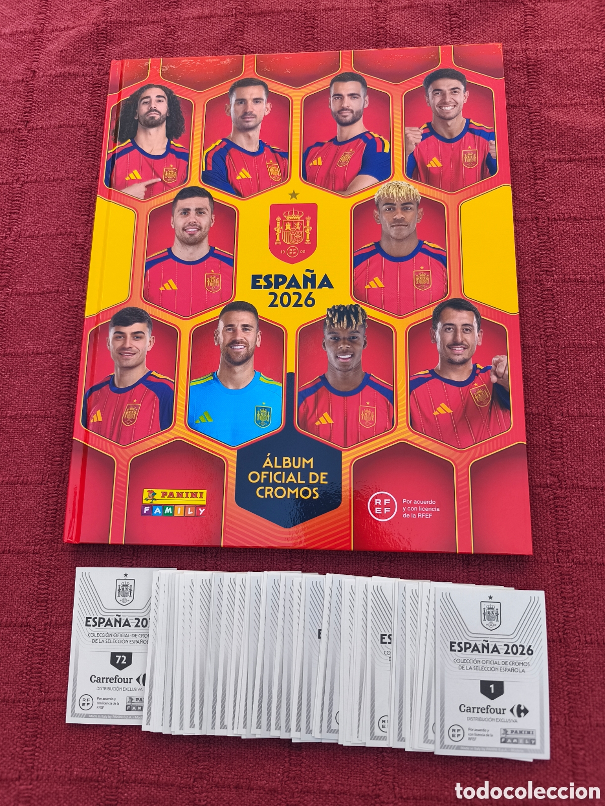 Coleccionismo &aacute;lbum: &Aacute;LBUM OFICIAL DE CROMOS ESPA&Ntilde;A 2026 ALBUM DE CROMOS DE FUTBOL SELECCI&Oacute;N ESPA&Ntilde;OLA CARREFOUR 2026