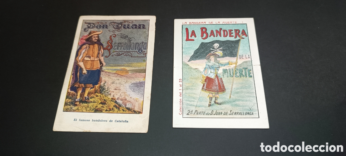 Coleccionismo &aacute;lbum: - &rdquo; DON JUAN DE SERRALLONGA + LA BANDERA DE LA MUERTE &rdquo; - COMPLETAS 40+25 CROMOS - BUEN ESTADO