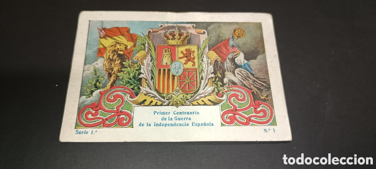 Coleccionismo &aacute;lbum: PRIMER CENTENARIO DE LA GUERRA DE LA INDEPENDENCIA ESPA&Ntilde;OLA - SERIES 1&deg;Y 2&deg; COMPLETAS - JAIME BOIX -