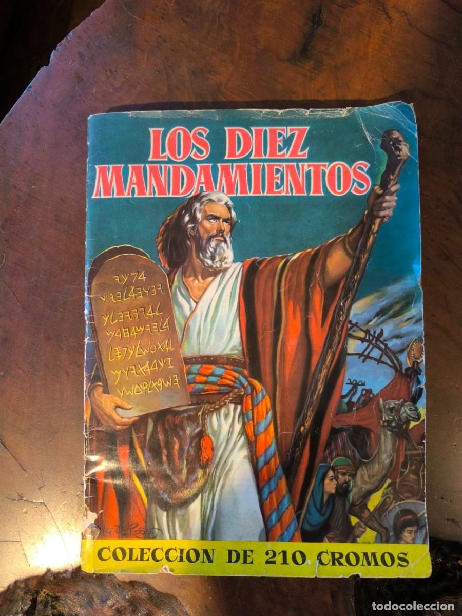 Coleccionismo &aacute;lbum: Album Los 10 Mandamientos, 210 cromos, Ed. Bruguera, original a&ntilde;o 1959. Completo