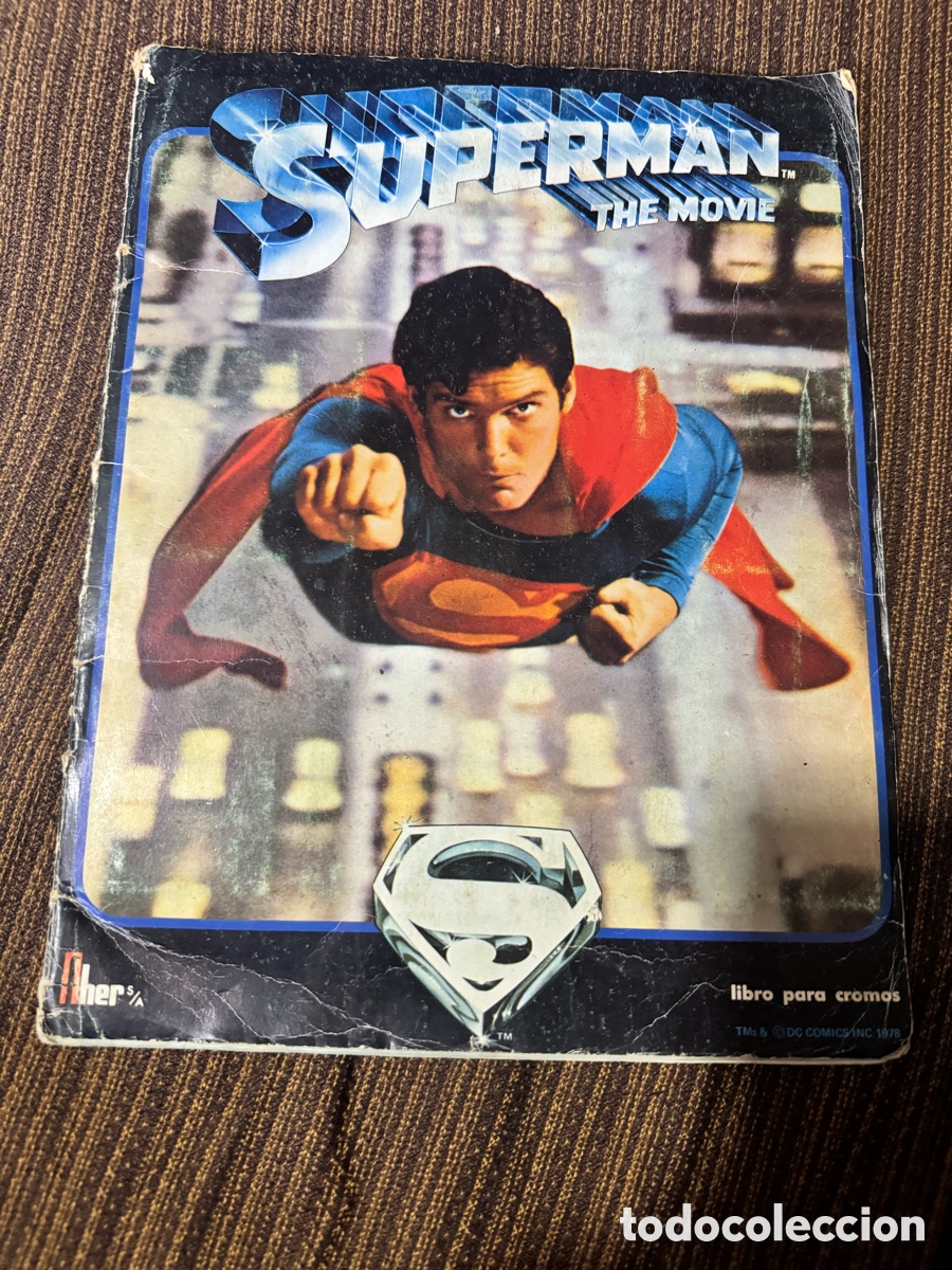 Coleccionismo &aacute;lbum: Superman &aacute;lbum completo y cromos sueltos