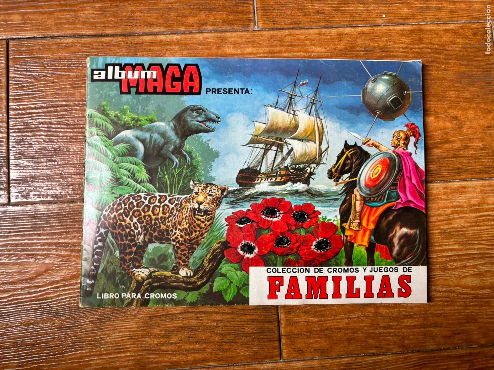 Coleccionismo &aacute;lbum: FAMILIAS EDITORIAL MAGA ALBUM DE 270 CROMOS COMPLETO.