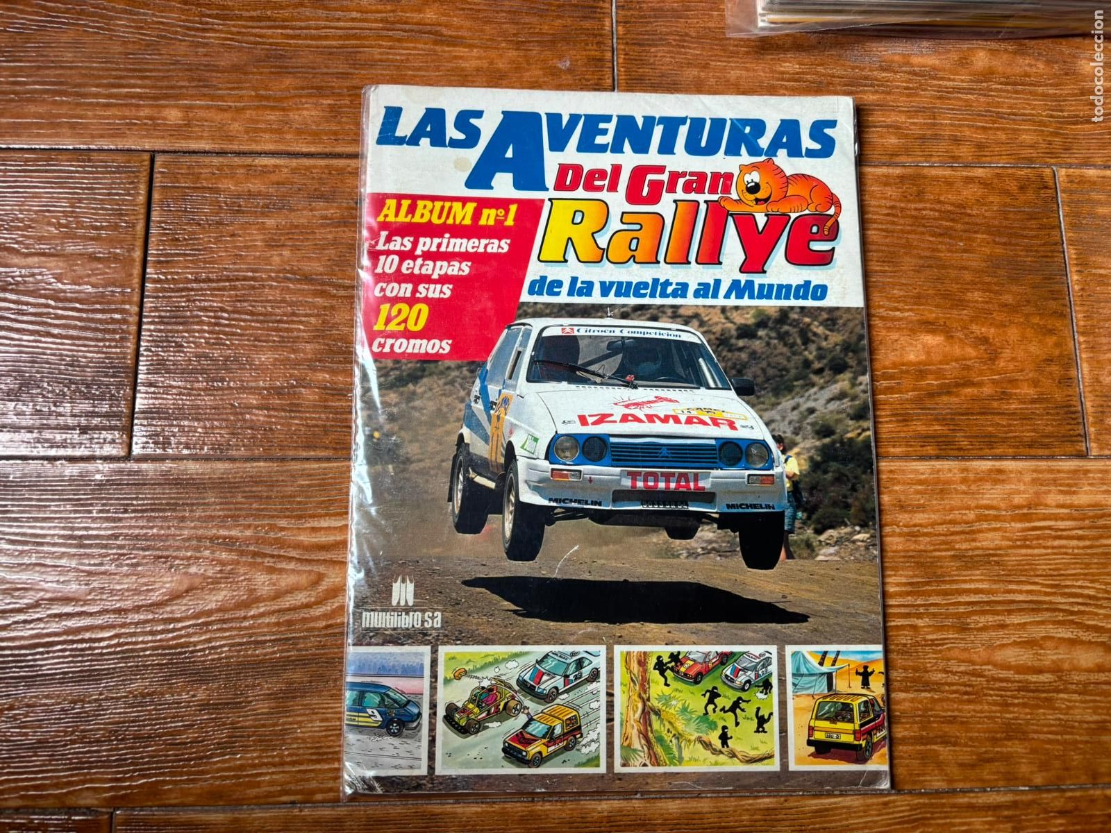 Coleccionismo &aacute;lbum: LAS AVENTURAS DEL GRAN RALLYE. &Aacute;LBUM DE CROMOS COMPLETO, EDITA MULTILIBRO 1988.