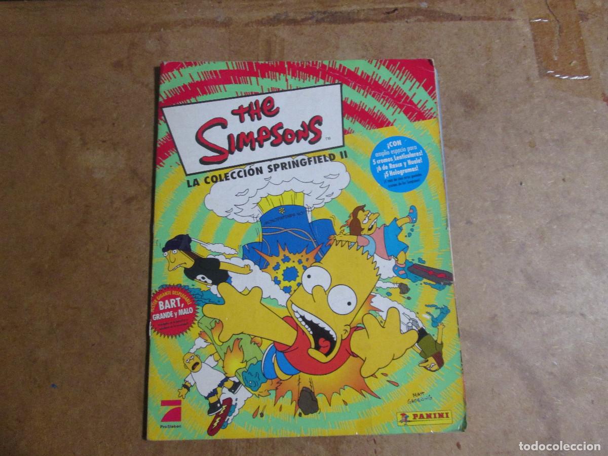 Coleccionismo &aacute;lbum: album completo the Simpsons, la colecci&oacute;n Springfield II, Panini