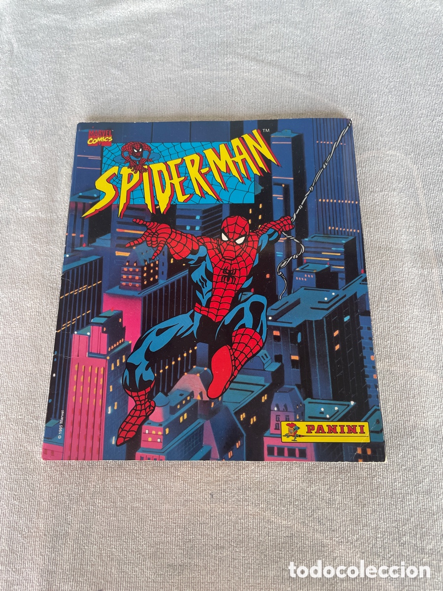 Coleccionismo &aacute;lbum: Album SPIDERMAN COMPLETO, P&oacute;ster Central Completo 1995