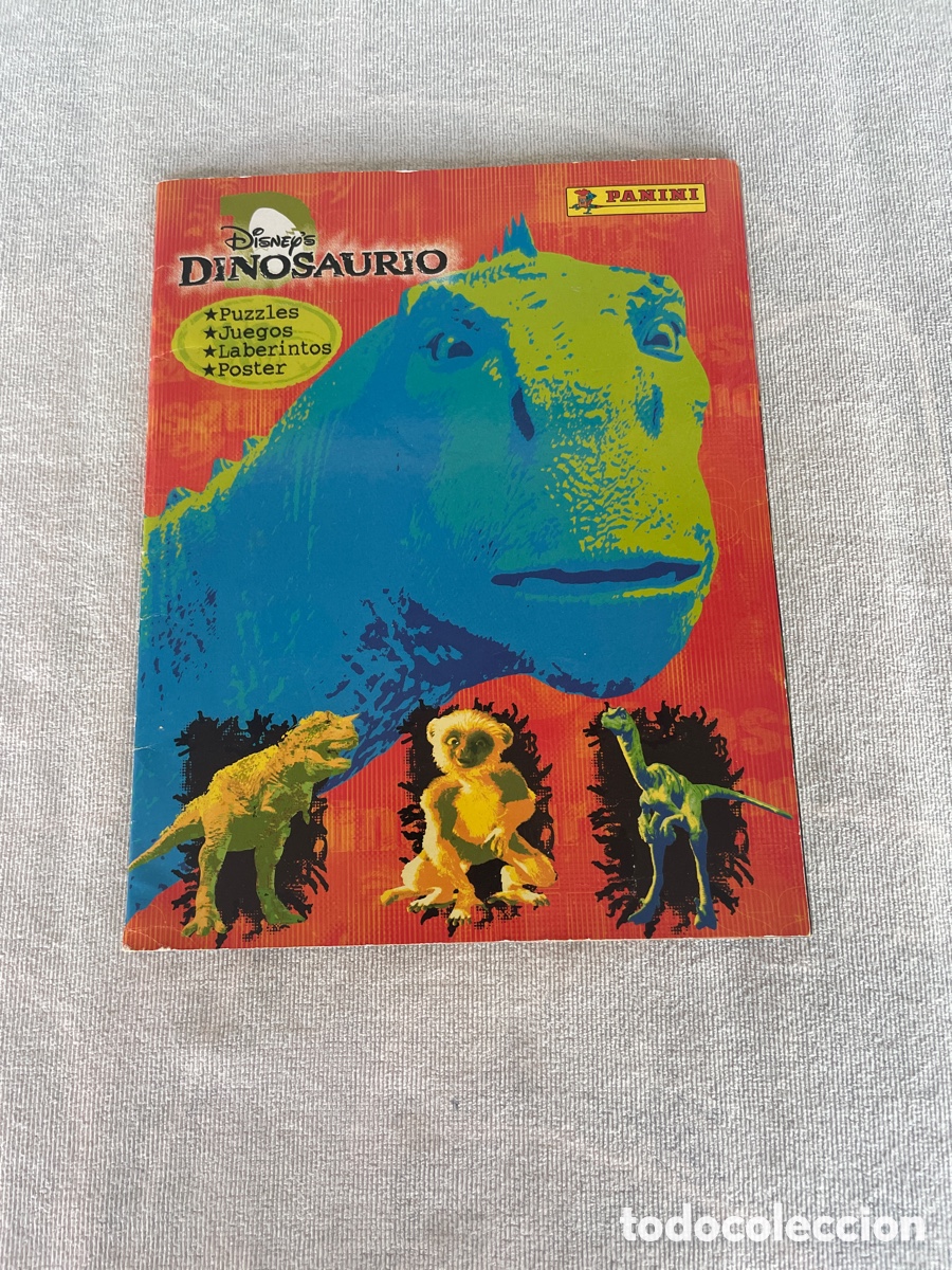Coleccionismo &aacute;lbum: Album DINOSAURIO Disney COMPLETO, P&oacute;ster central Completo A&ntilde;o 2000