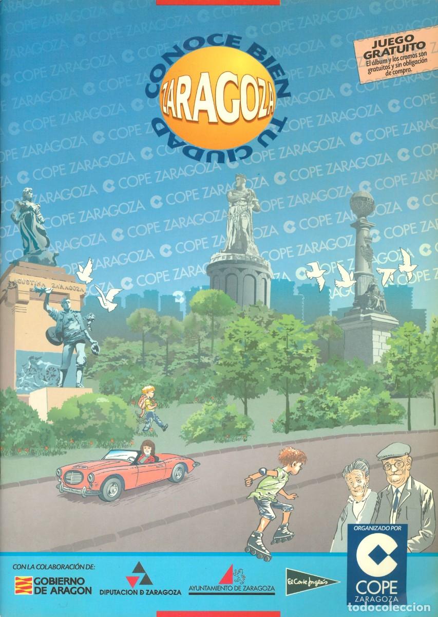 Coleccionismo &aacute;lbum: ZARAGOZA. CONOCE BIEN TU CIUDAD - COPE (1996) / &Aacute;LBUM COMPLETO