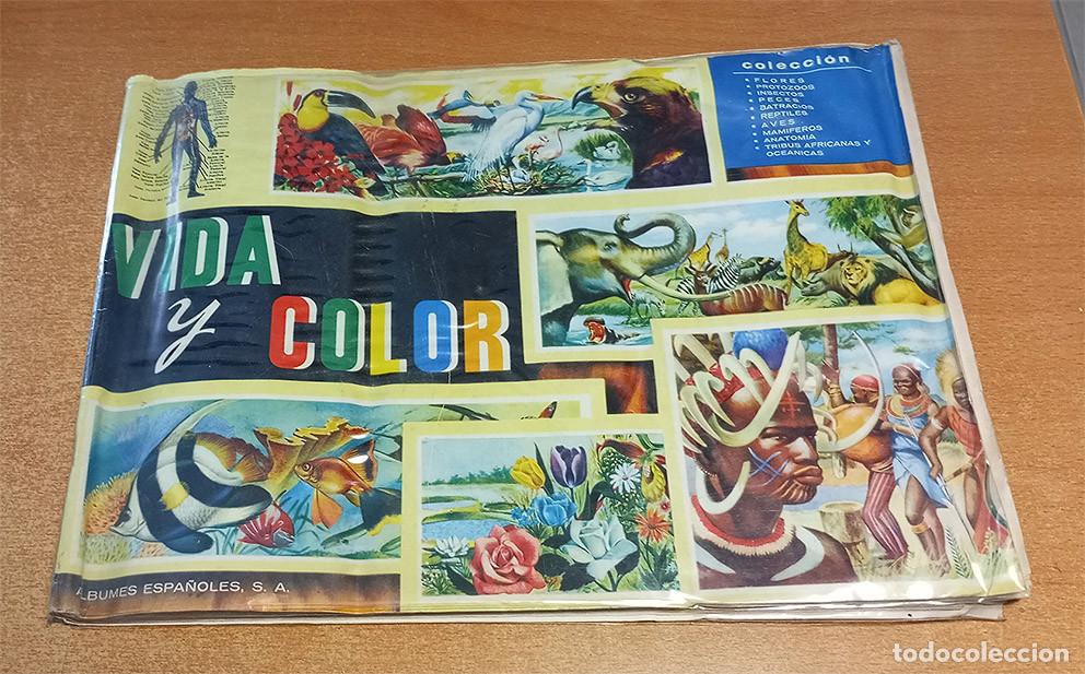 Coleccionismo &aacute;lbum: &Aacute;lbum de cromos: Vida y Color de 1965. COMPLETO