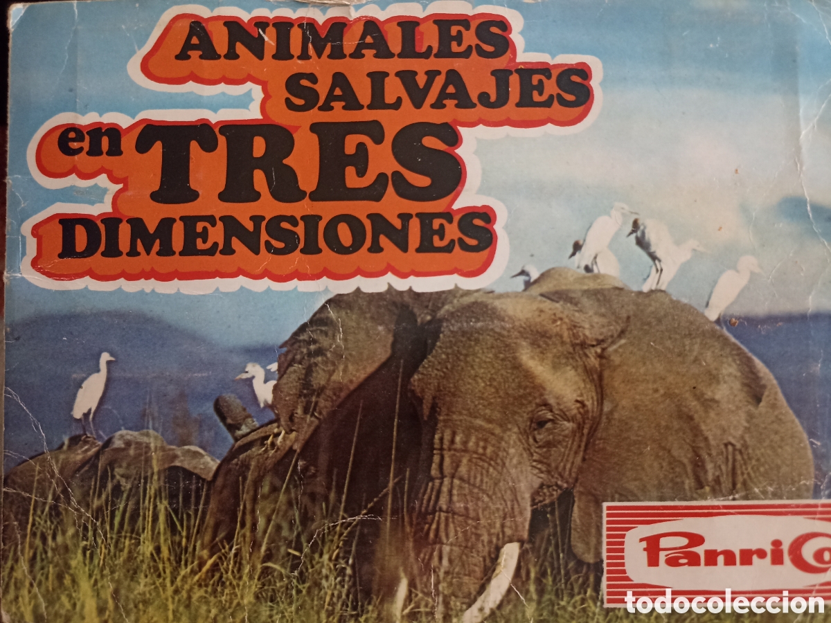 Coleccionismo &aacute;lbum: Album Animales salvajes en tres dimensiones de Panrico