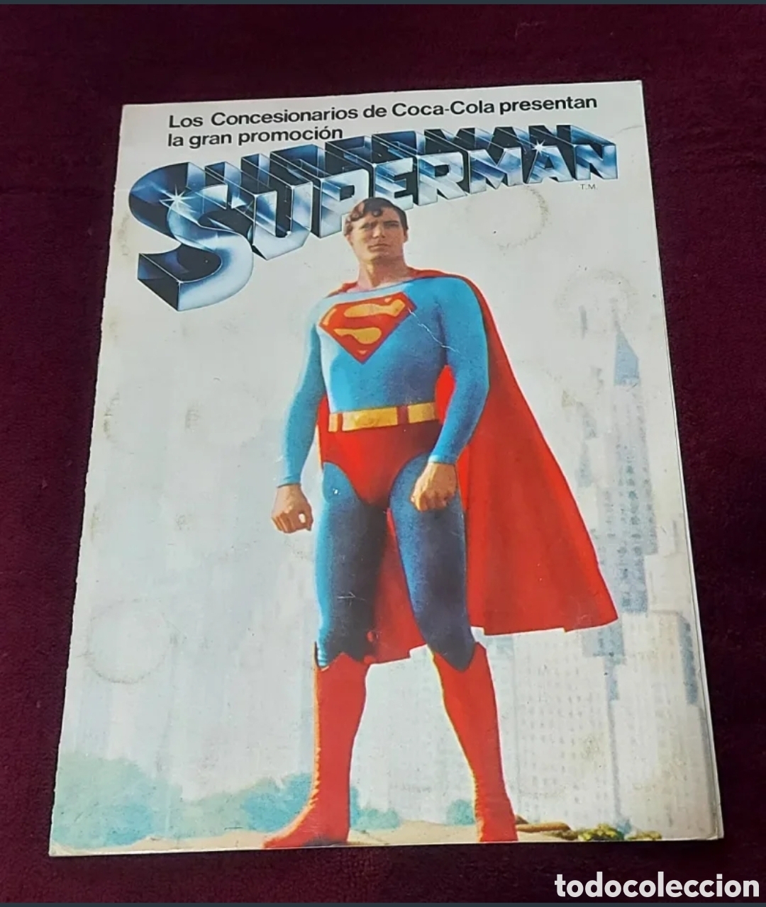 Coleccionismo &aacute;lbum: &Aacute;lbum Chapas Coca-Cola Superman 1979
