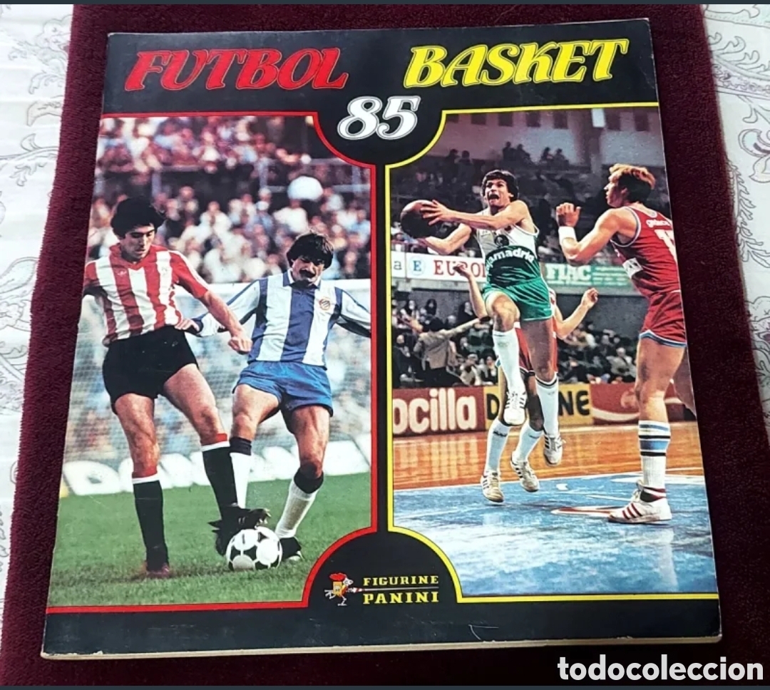 Coleccionismo &aacute;lbum: &Aacute;lbum F&uacute;tbol/Basket Panini 1985