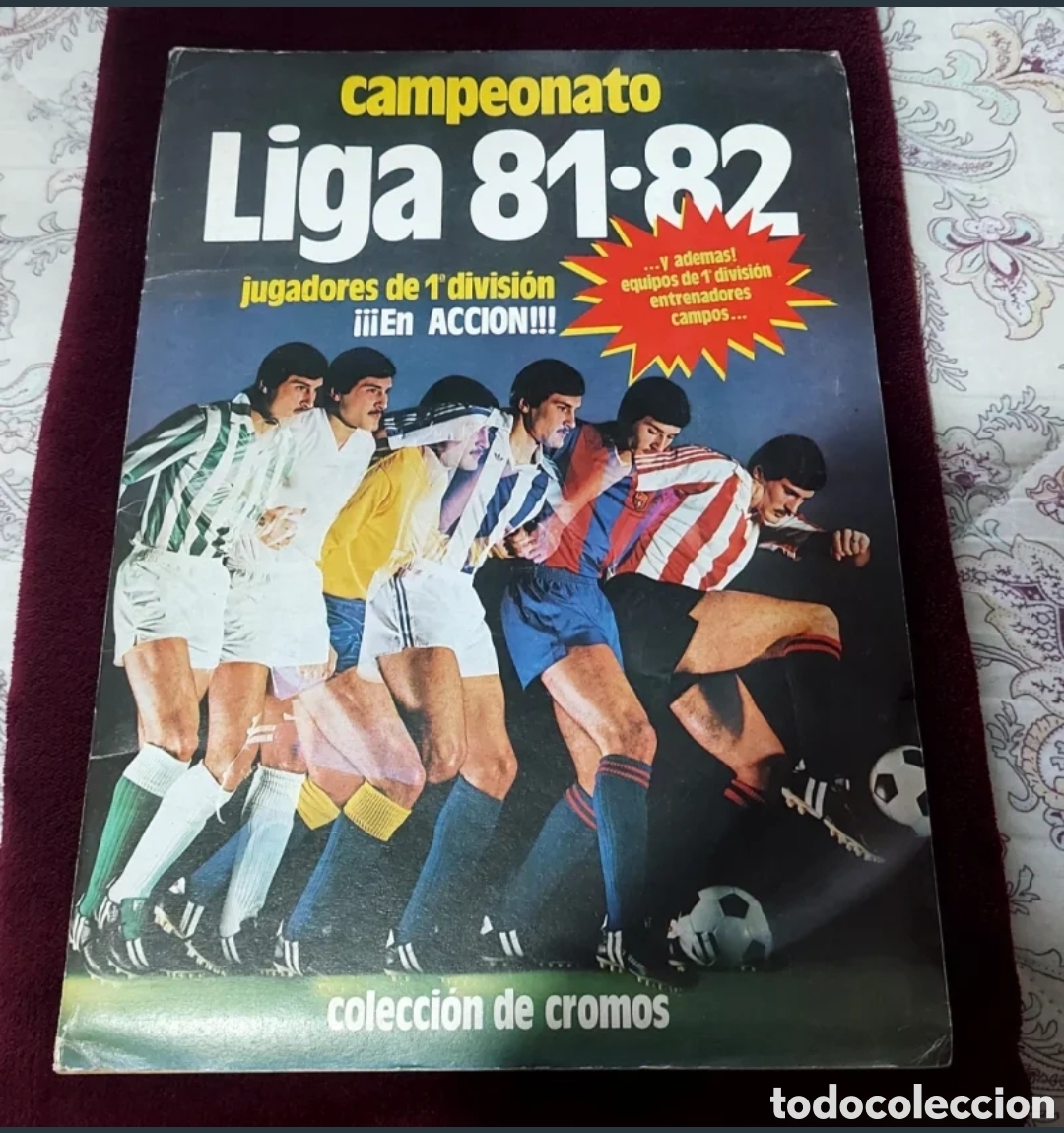 Coleccionismo &aacute;lbum: &Aacute;lbum Cromos Liga 81-82