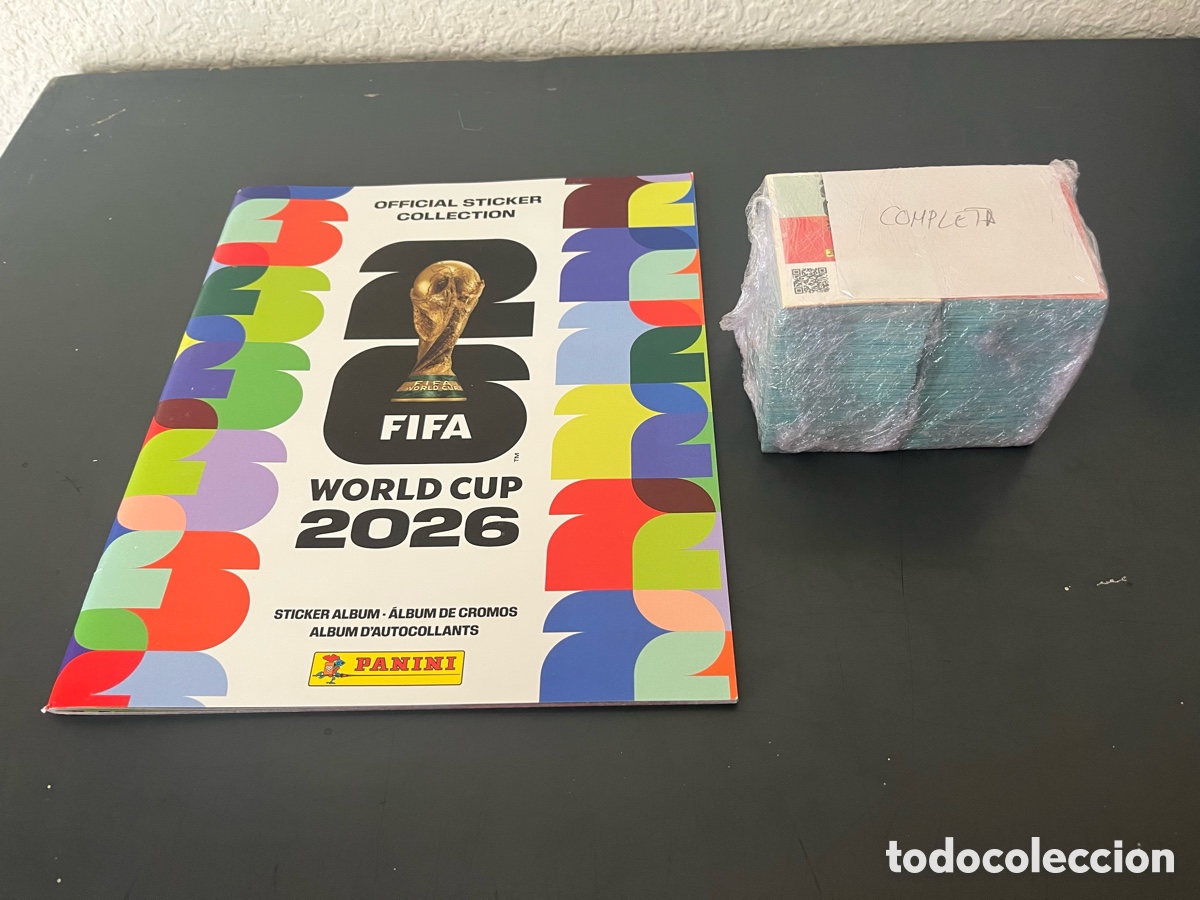 Coleccionismo &aacute;lbum: Colecci&oacute;n Completa Mundial 2026 con 980 cromos sin pegar + &Aacute;lbum Versi&oacute;n USA