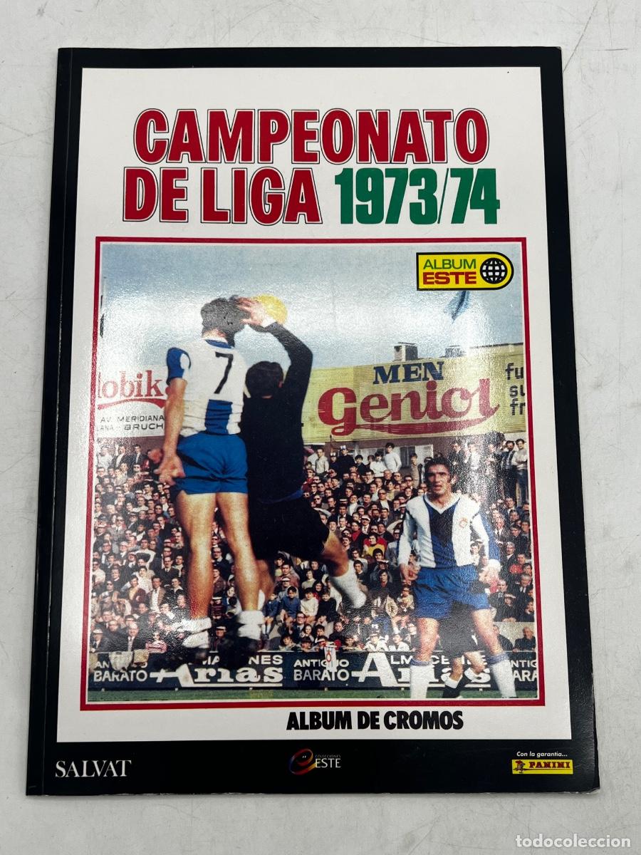 Coleccionismo &aacute;lbum: &Aacute;LBUM CAMPEONATO DE LIGA 1973/74. FASCIMIL. &Aacute;LBUM ESTE. SALVAT. PANINI