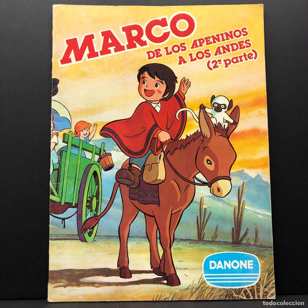 Coleccionismo &aacute;lbum: MARCO - DE LOS APENINOS A LOS ANDES (2&ordf; PARTE) - DANONE - ALBUM DE CROMOS COMPLETO / 3107