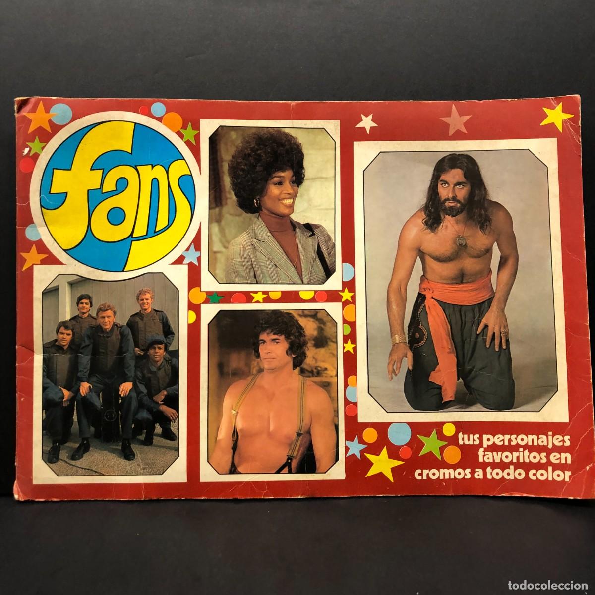 Coleccionismo &aacute;lbum: FANS - TUS PERSONAJES FAVORITOS EN CROMOS A TODO COLOR - ALBUM DE CROMOS CASI COMPLETO / 3112