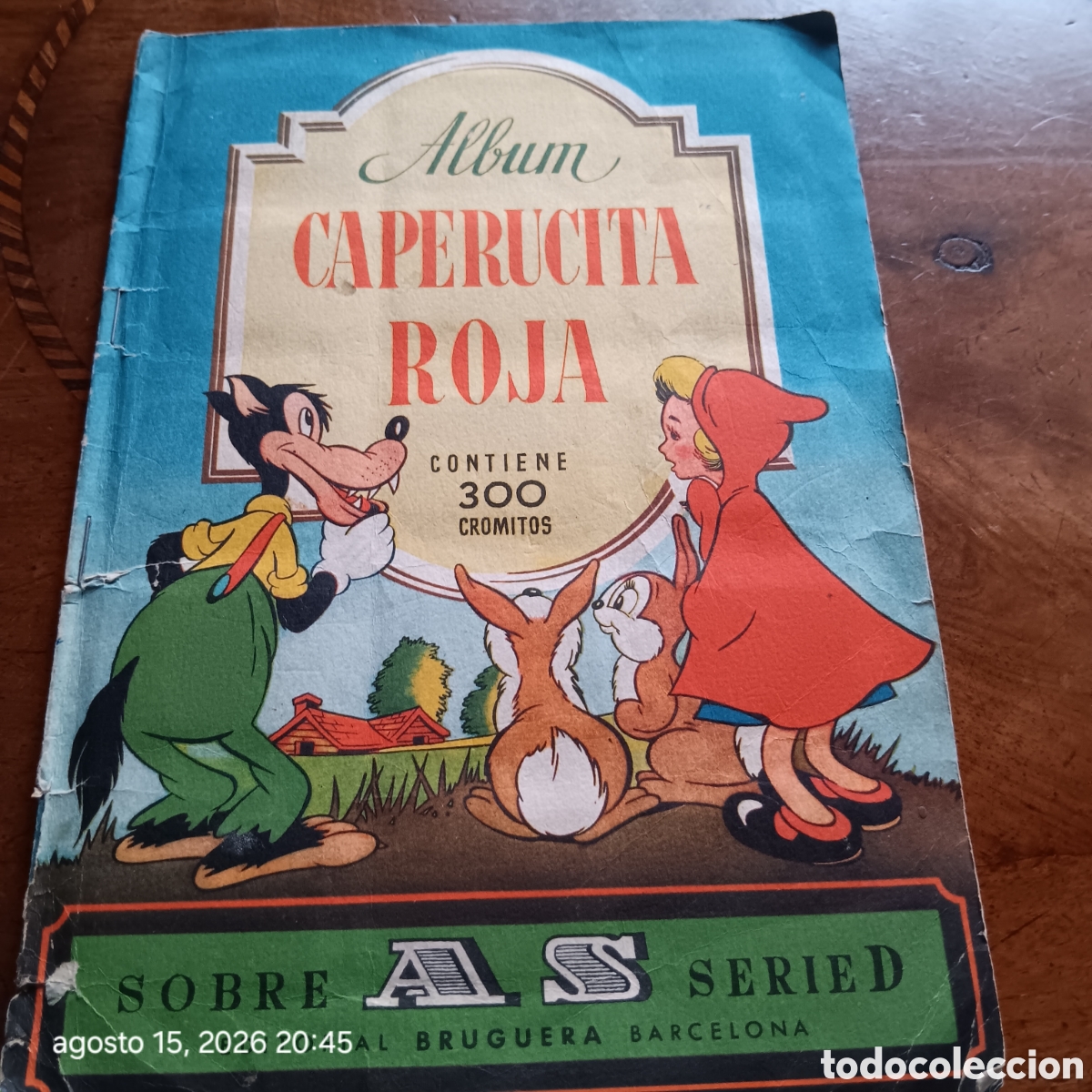 Coleccionismo &aacute;lbum: Album Caperucita Roja a&ntilde;os 60