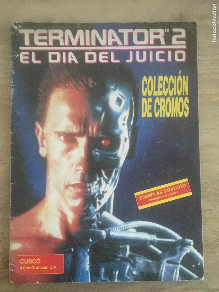 Coleccionismo &aacute;lbum: terminator 2 el dia del juicio album de cromos completo perfecto estado como nuevo