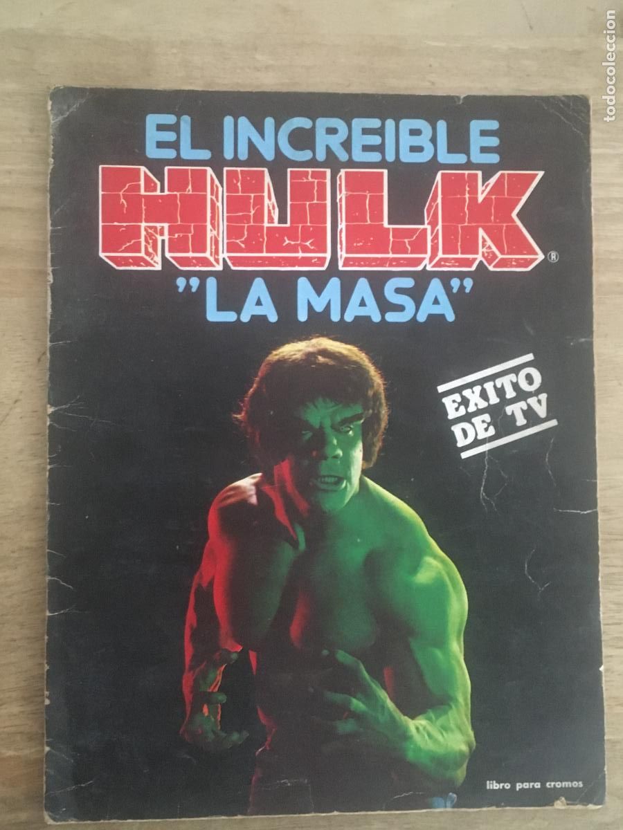 Coleccionismo &aacute;lbum: el increible hulk la masa fher album de cromos completo muy buen estado