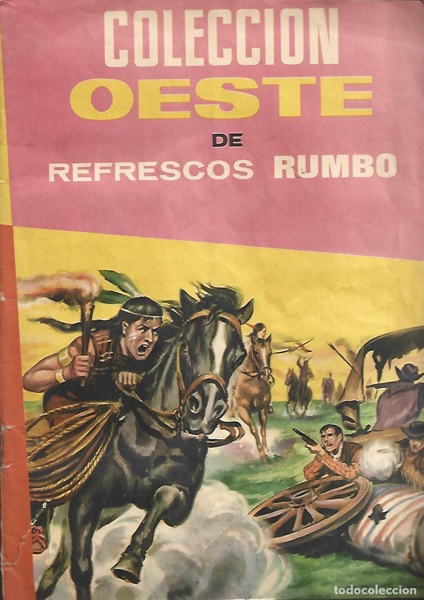 Colecionismo Caderneta: Colecci&oacute;n Oeste de refrescos Rumbo, 1964, Fher, &aacute;lbum completo, buen estado