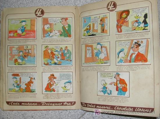 Coleccionismo &aacute;lbum: WALT DISNEY. LLOVERAS 1948 COMPLETO 236 CROMOS. MUY RARO. Las hojas y los cromos perfectos.