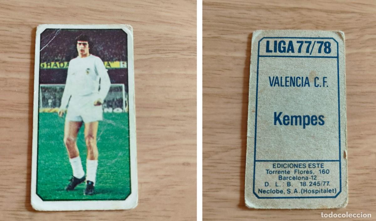 Coleccionismo &aacute;lbum: Kempes Valencia Liga Este 1977 1978 77 78 Nunca pegado
