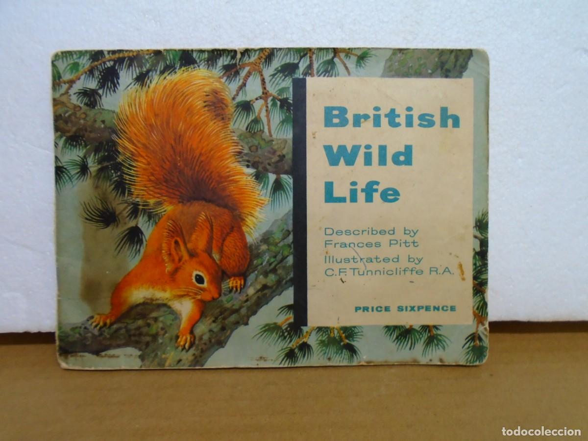 Coleccionismo &aacute;lbum: ALBUM INGLES&rdquo;ANIMALES SALVAJES&rdquo;(1958)BROOKE BOND(TE)COMPLETO,50 CROMOS.