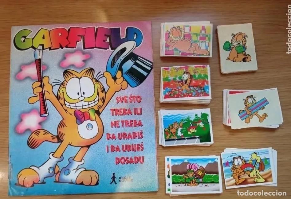 Coleccionismo &aacute;lbum: GARFIELD ALBUM Y COLECCION COMPLETA SIN PEGAR 202 CROMOS